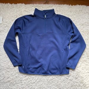 Men's Glenmuir Navy Half-Zip Tech Golf Pullover. Size Large. GREAT shape!
